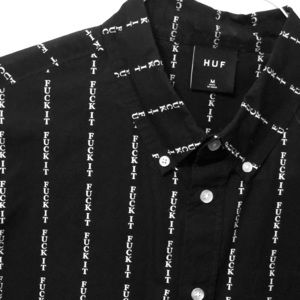 Huf “Fuck it” button down